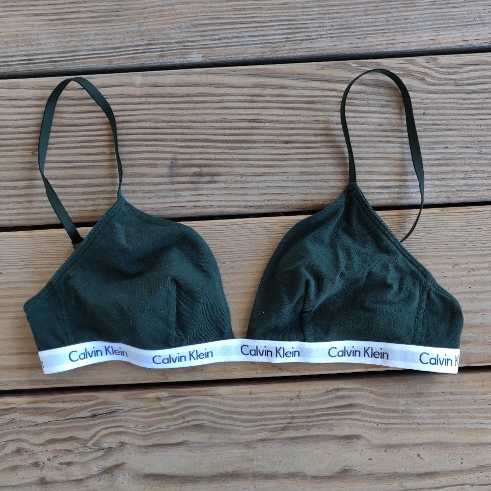 Calvin Klein triangle bralete